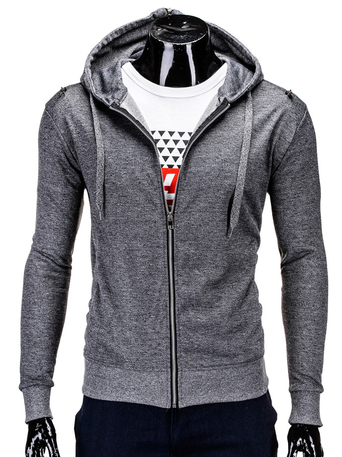 Men's sweatshirt B547 - dark grey