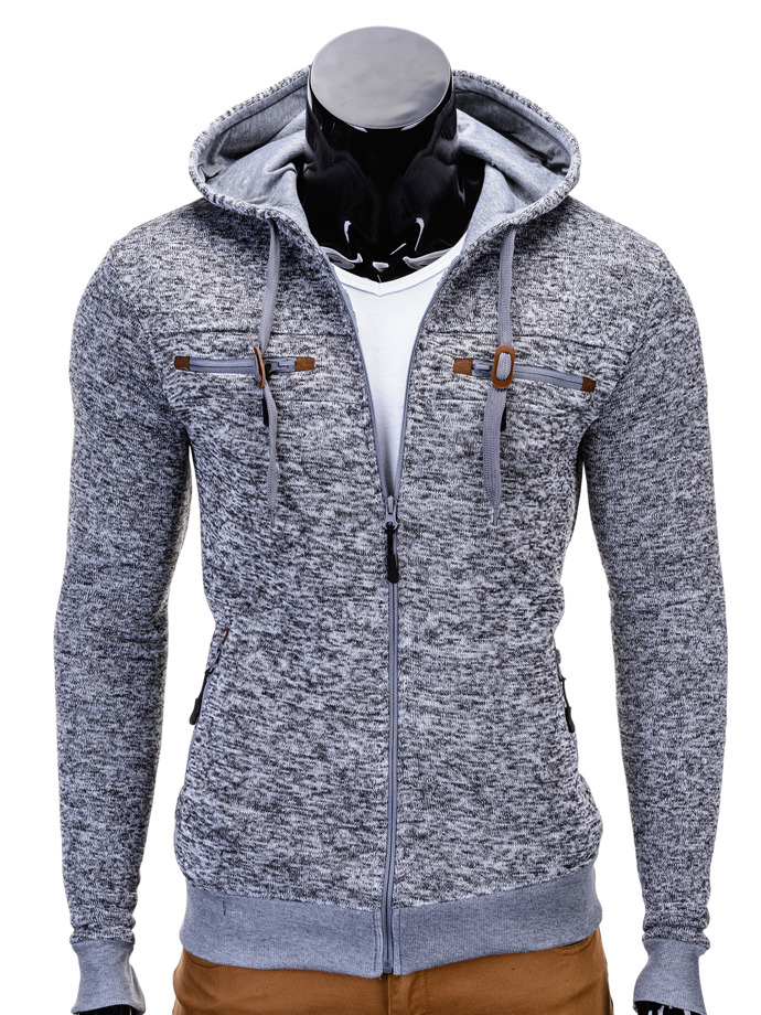 Men's sweatshirt B638 - grey