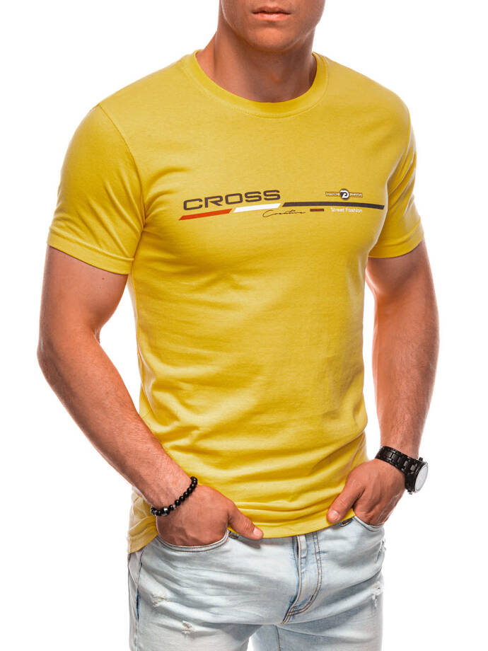 Men's t-shirt S1712 - yellow