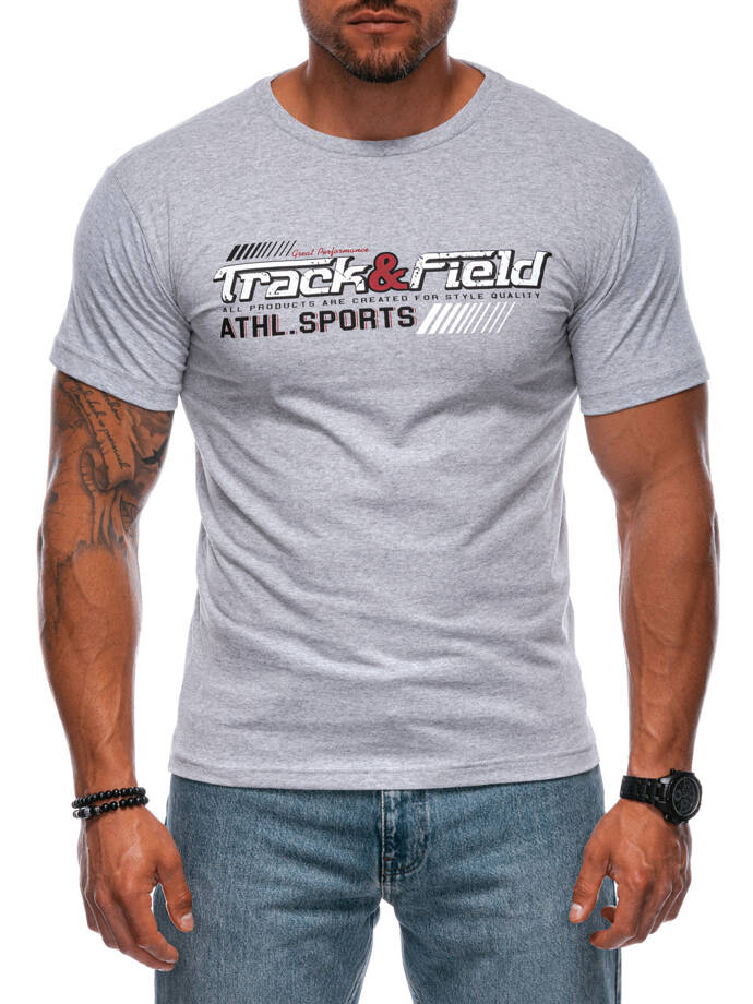 Men's t-shirt S1767 - grey