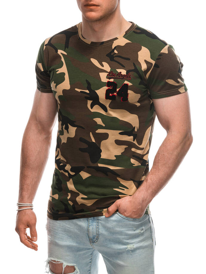 Men's t-shirt S1926 - brown