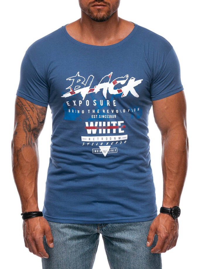 Men's t-shirt S1982 - blue