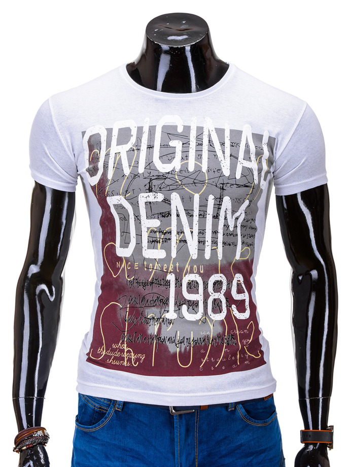 Men's t-shirt S603 - white