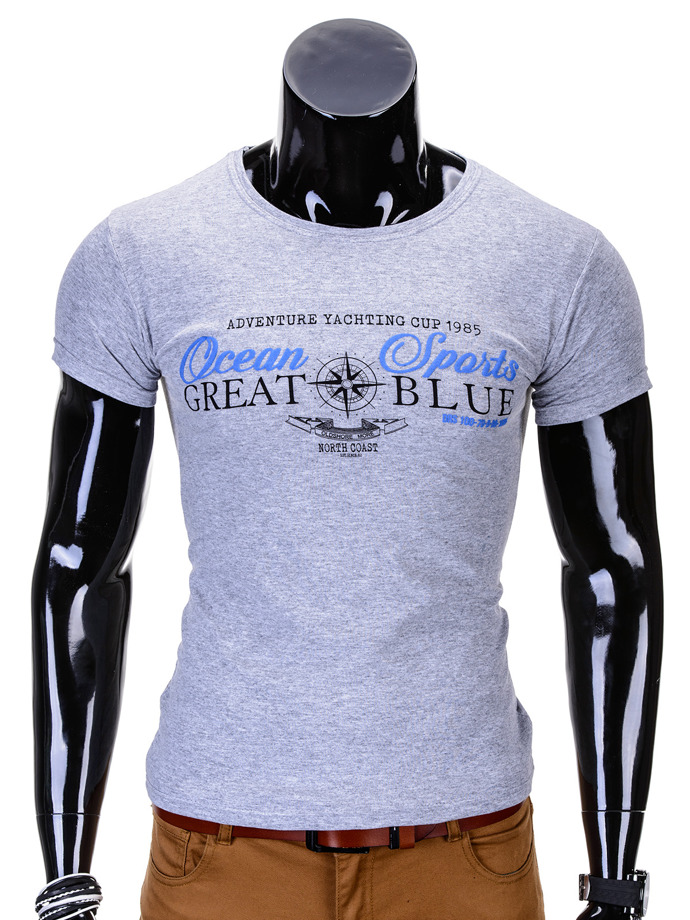 Men's t-shirt S633 - grey