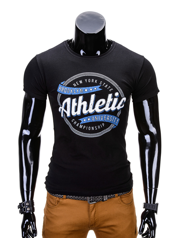 Men's t-shirt S637 - black