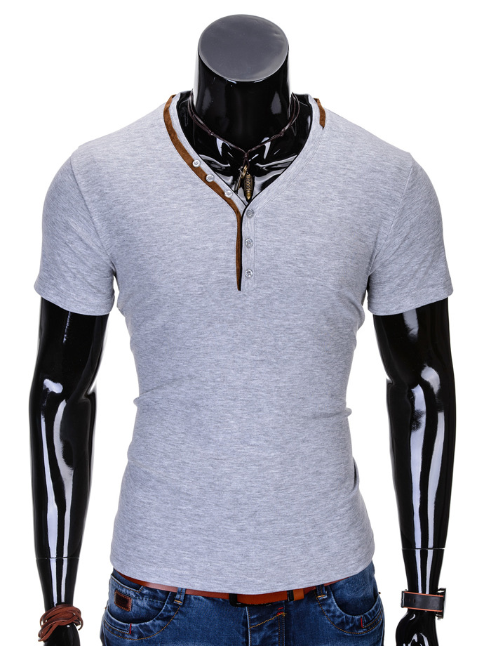 Men's t-shirt S647 - grey