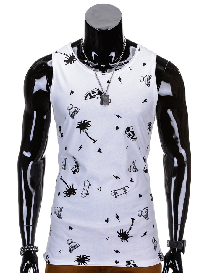 Men's t-shirt S695 - white