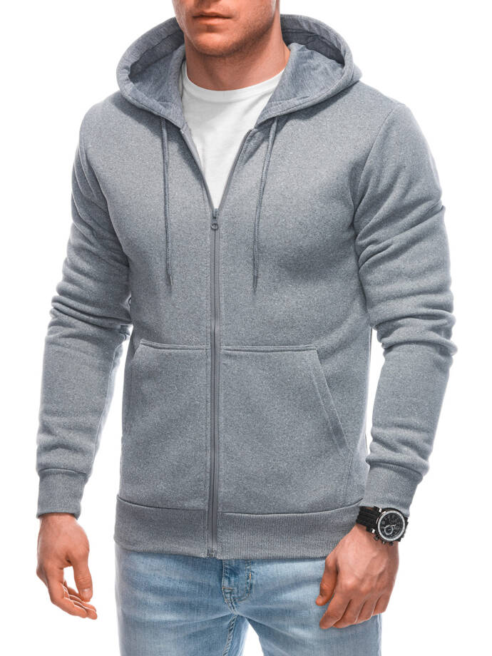 Men's zip-up sweatshirt B1634 - grey