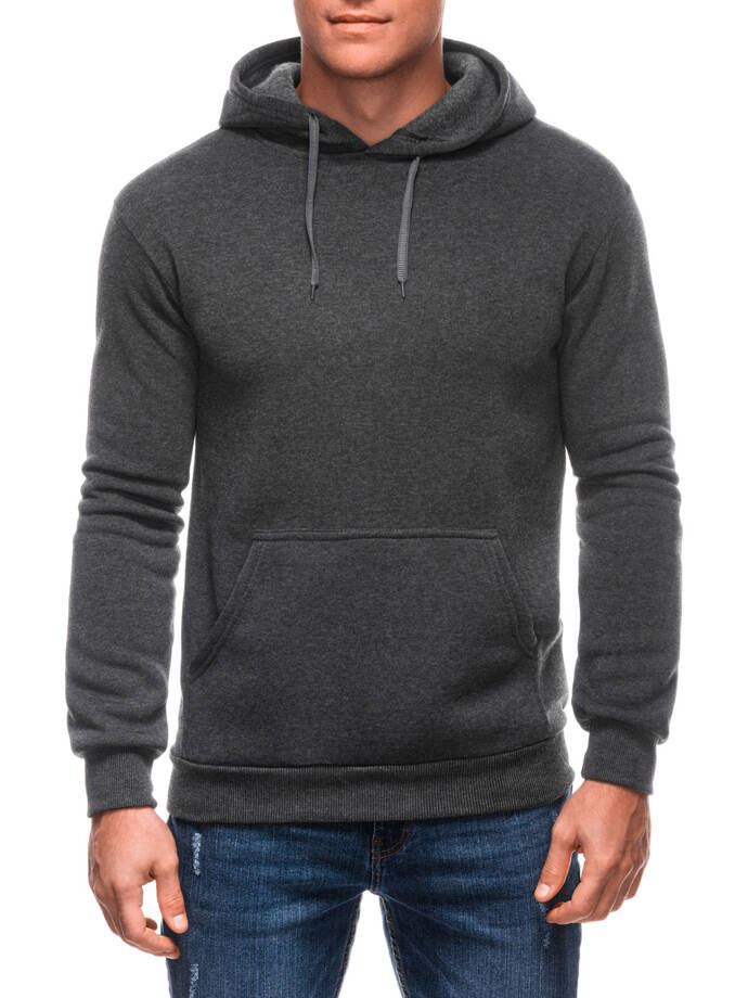 Men's zip-up sweatshirt B1691 - dark grey