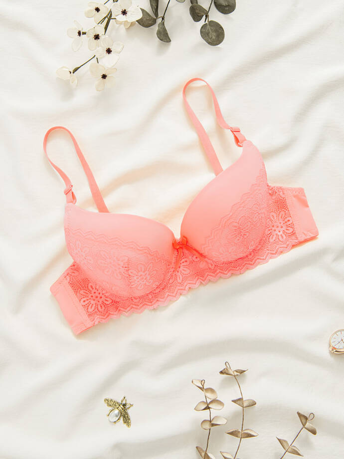 Push-up bra ULR411 - pink