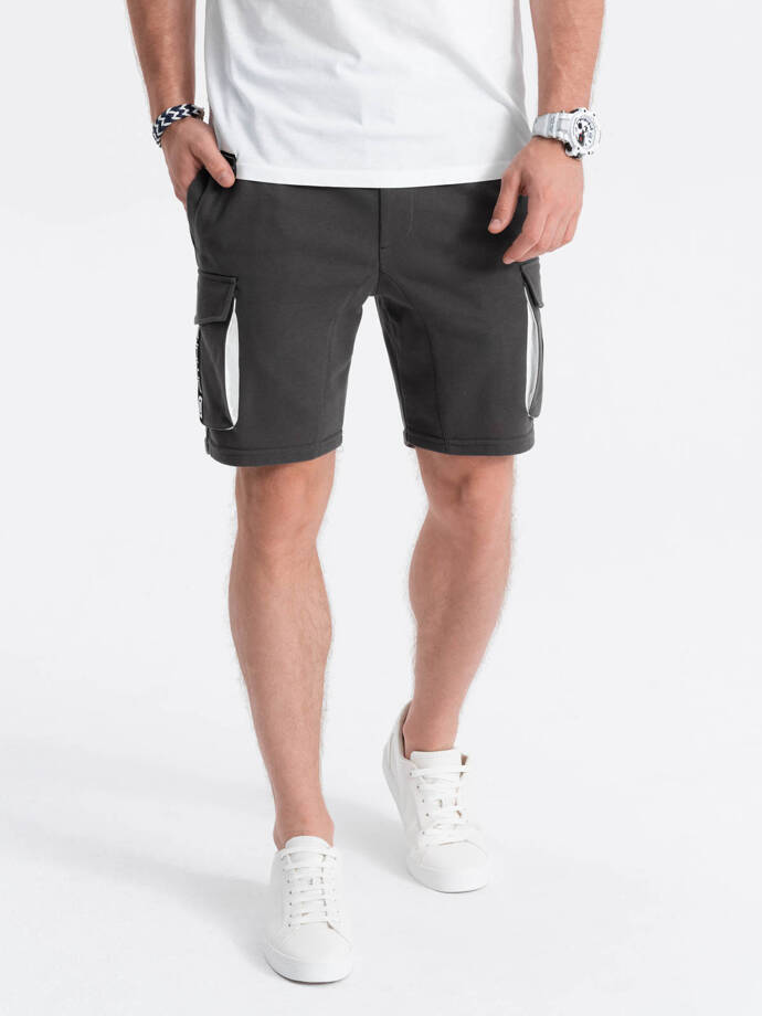 Short sweat shorts W528 - graphite