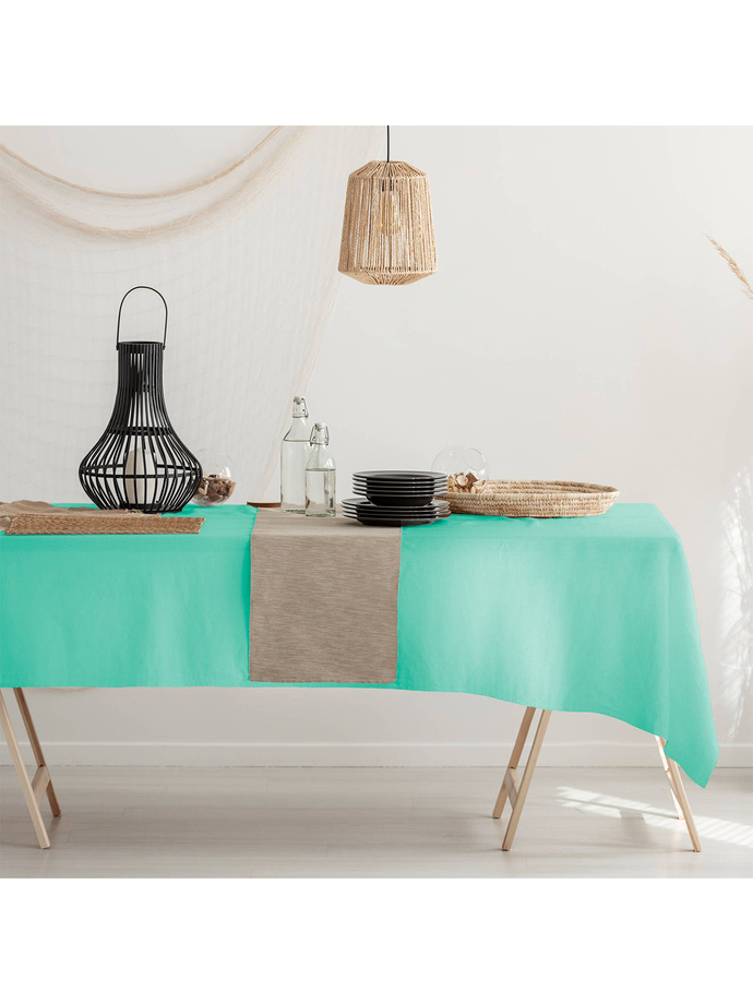 Stain-resistant tablecloth Viva A560 - mint