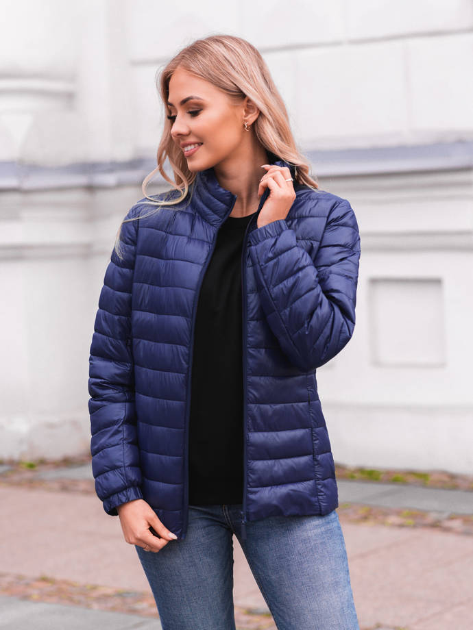 Women's mid-season jacket CLR031 - navy