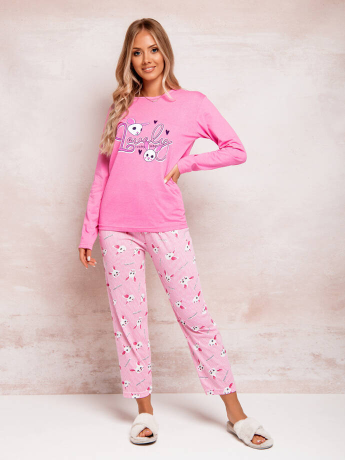 Women's pyjamas ULR425 - pink