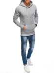 Bluza męska z kapturem 873B - szara