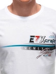 T-shirt męski z nadrukiem 1838S - biały