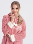Piżama damska koszula nocna 255ULR - różowa