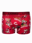 Bokserki męskie 282U - czerwone