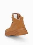 Buty męskie sneakersy wysokie - camel V2 T380