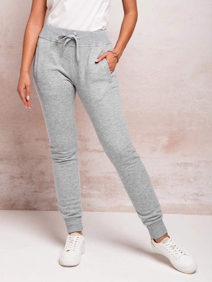 Spodnie damskie dresowe 001PLR - szare
