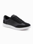 Męskie buty sneakersy  – czarne V-2 OM-FOCS-0104
