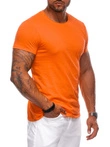 T-shirt męski basic 970S - pomarańczowy