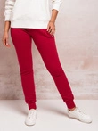 Spodnie damskie dresowe 001PLR - czerwone