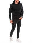 Bluza męska z kapturem EM-SSNZ-22FW-018 V6 - czarna