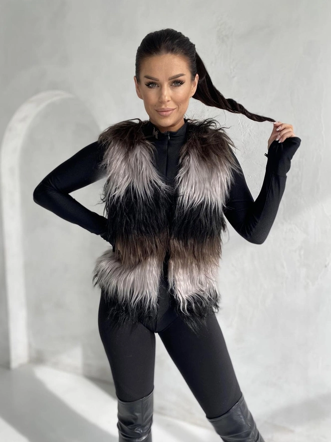 Kamizelka damska VLR008 - jasno szara