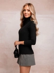 Sweter damski z golfem 021ELR - czarny