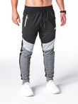 Spodnie męskie dresowe 702P - grafitowe