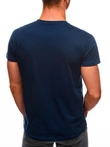 T-shirt męski basic 970S - granatowy