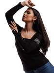 Bluzka damska LLR019 - czarna