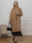 Płaszcz damski CLR036 - camel