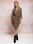 Sukienka damska 092DLR - khaki