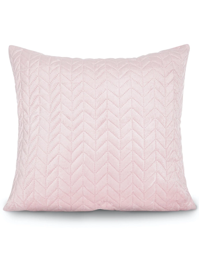 Poszewka dekoracyjna Velvetowa Moxie 45x45 453A - pudrowy róż