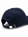 Czapka męska z daszkiem 173H - granatowa