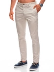 Spodnie męskie chino 1359P - beżowe