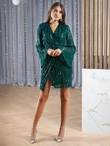 Sukienka mini FREYA DLR137- zielony