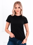 T-shirt damski basic 001SLR - czarny