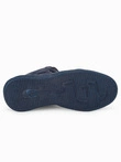 Buty męskie sneakersy wysokie - granatowe V5 T380