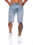 Krótkie spodenki męskie jeansowe 517W - jasny jeans