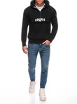 Bluza męska z kapturem 1698B - czarna
