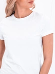 T-shirt damski basic 001SLR - biały