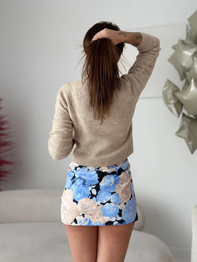 Sweter damski 023ELR - beżowy