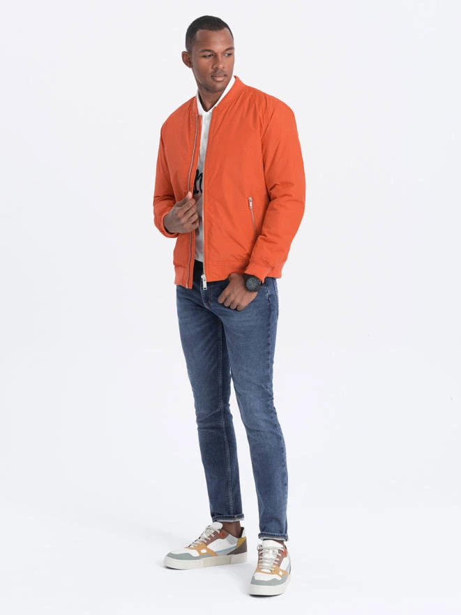 Kurtka męska bomberka 538C - ceglasta V3