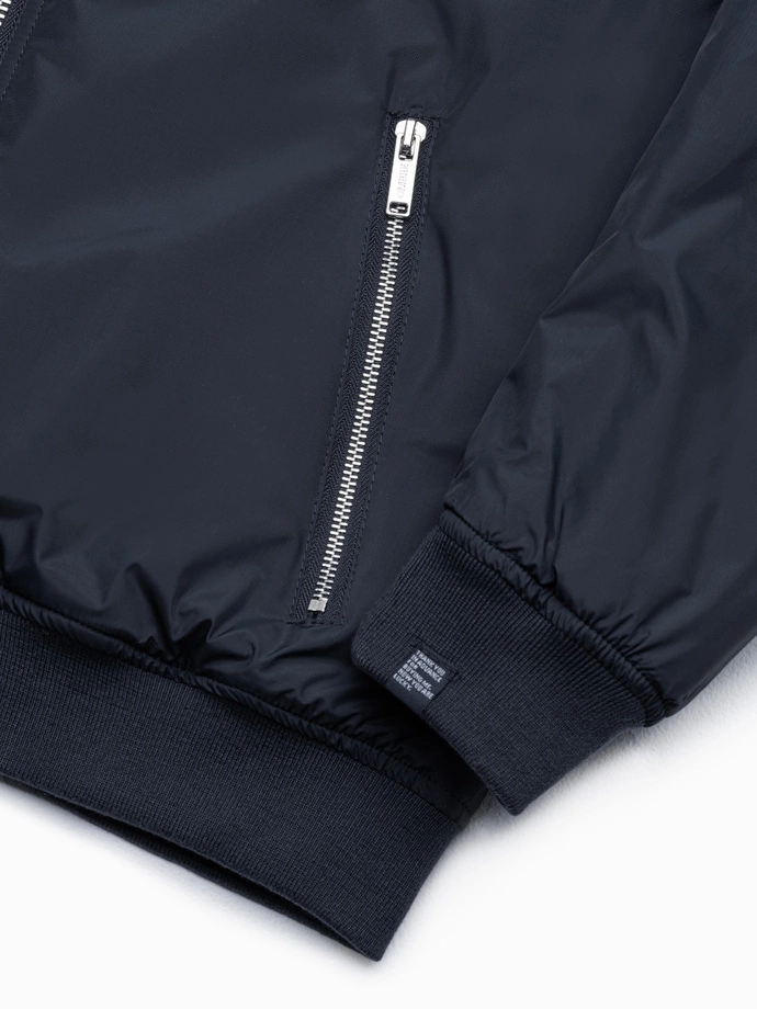 Kurtka męska bomberka 538C - granatowa V19