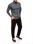 Męski zimowy sweter 249E  – szary