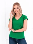 T-shirt damski basic 002SLR - zielony
