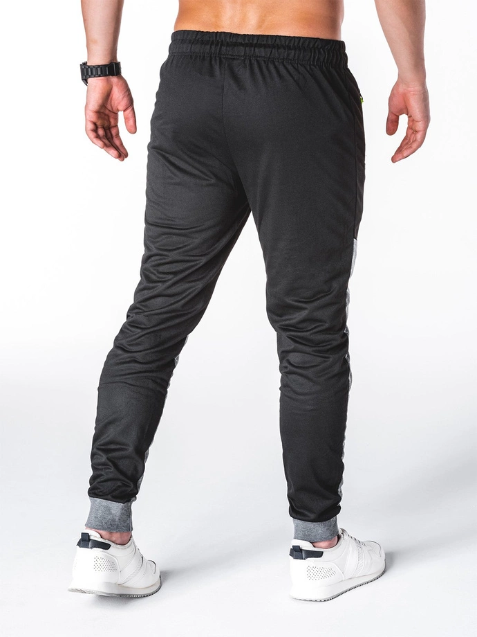 Spodnie męskie dresowe 702P - grafitowe